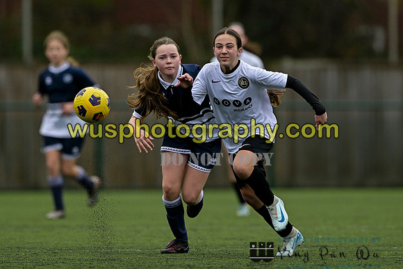 20250222-104807 Millwall Lionesses U12 v New Level Soccer Girls U12