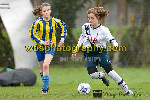 20160206-120336-3 Tottenham Hotspur Girls U14 v Harvesters FC Girls U14
