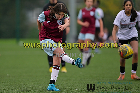 20241109-132514A West Ham United Warriors Girls U16 v Charlton Athletic Academy Girls U16
