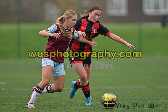 20241130-121150 West Ham United Warriors Girls U16 v AFC Bournemouth Girls Academy U16