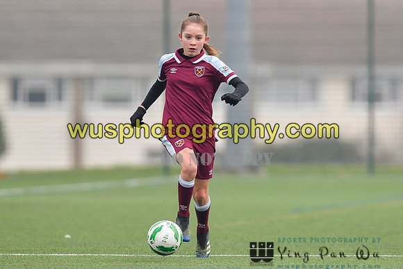 20220115-131326B West Ham United Academy Girls U14 v Notts County FC Girls U14