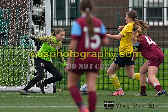 20241109-112602 West Ham United Performance Claret Girls U14 v Oxford United Girls U14