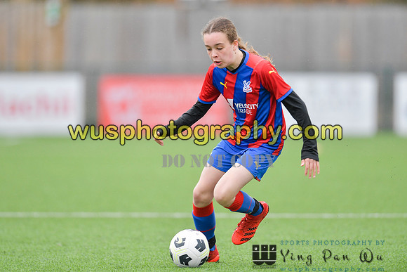 20220313-124129C Crystal Palace FC Girls U12 v Kew Park Rangers Girls U12 Reds