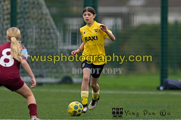 20241109-100739 West Ham United Performance Claret Girls U14 v Oxford United Girls U14