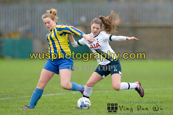 20160206-112741-5 Tottenham Hotspur Girls U14 v Harvesters FC Girls U14