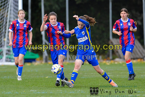 20221015-115040C AFC Wimbledon Girls U14 v Crystal Palace FC Girls U14
