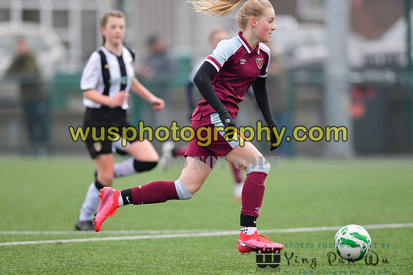 20220115-131726F West Ham United Academy Girls U14 v Notts County FC Girls U14