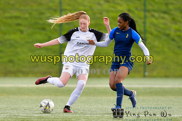 20220129-140532A London Bees Academy U16 v Tottenham Hotspur Women FC JTP U16