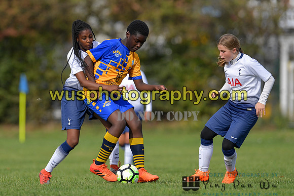 20181007-115005A Tottenham Hotspur Girls U14 v White Star Boys U14