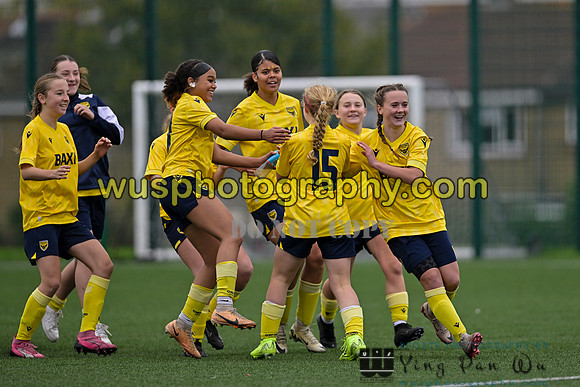 20241109-115618 West Ham United Performance Claret Girls U14 v Oxford United Girls U14