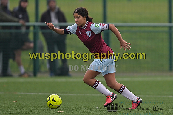 20241130-111614A West Ham United Warriors Girls U14 v Fareham Town Youth FC Girls U14