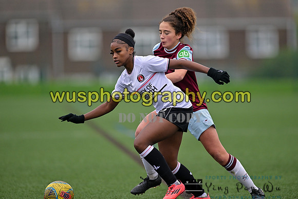20241109-133549 West Ham United Warriors Girls U16 v Charlton Athletic Academy Girls U16