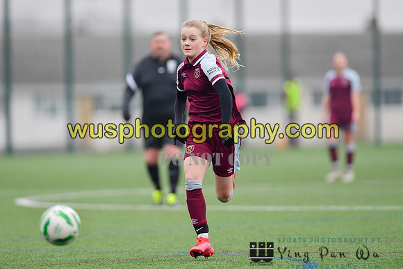 20220115-133922B West Ham United Academy Girls U14 v Notts County FC Girls U14