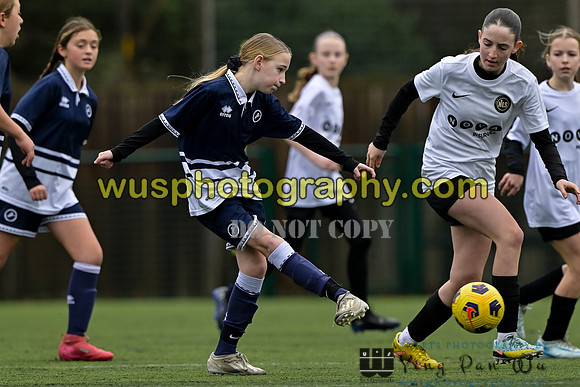20250222-102311 Millwall Lionesses U12 v New Level Soccer Girls U12
