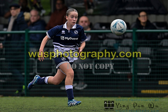 20241026-111718 Millwall Lionesses U16 v Welling United Academy Girls U16