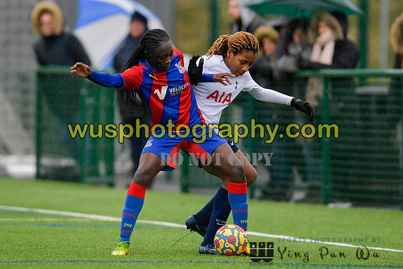 Crystal Palace FC Girls U14 v Tottenham Hotspur Women FC JTP U1420220219-124532