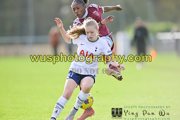 20221119-105701 Tottenham Hotspur Women FC Academy U15 v West Ham United Academy Girls U15