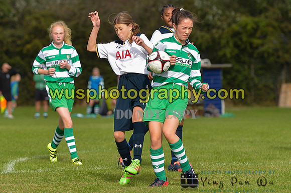 20161002-105757-2 Tottenham Hotspur Girls U14 v Writtle Minors FC Girls U14