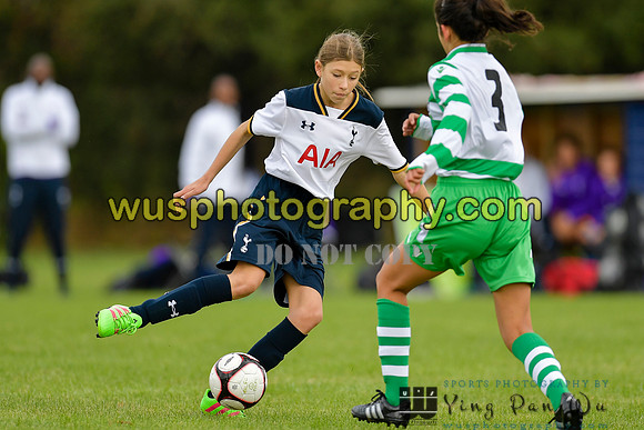 20161002-110325 Tottenham Hotspur Girls U14 v Writtle Minors FC Girls U14