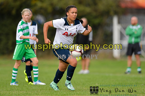 20161002-105451 Tottenham Hotspur Girls U14 v Writtle Minors FC Girls U14