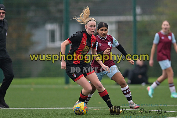 20241130-121057 West Ham United Warriors Girls U16 v AFC Bournemouth Girls Academy U16