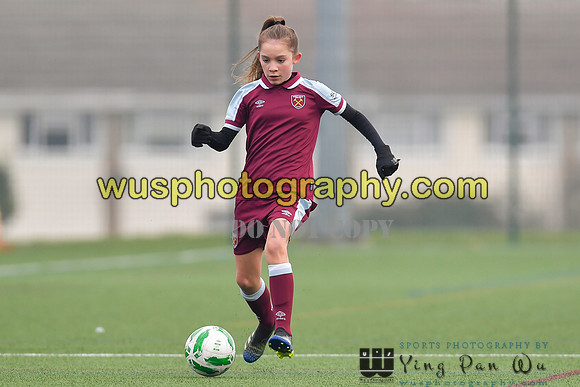20220115-131326C West Ham United Academy Girls U14 v Notts County FC Girls U14