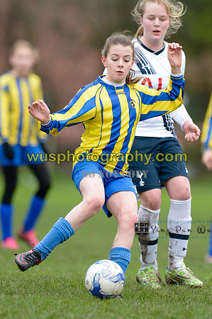 20160206-123736-2 Tottenham Hotspur Girls U14 v Harvesters FC Girls U14
