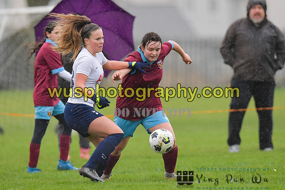 20220108-101445A Tottenham Hotspur Women FC JTP U15 v West Ham United Performance Girls U16