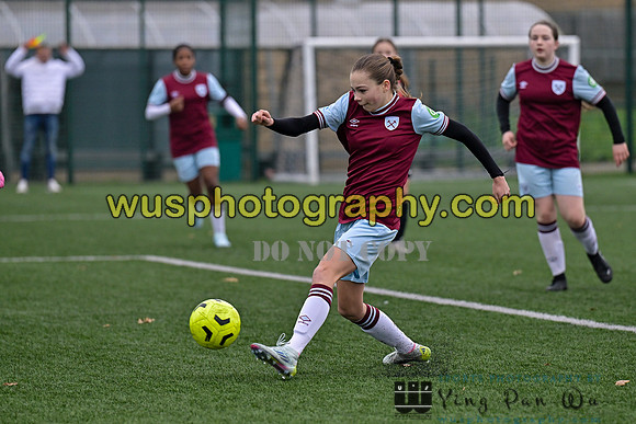 20241130-111631 West Ham United Warriors Girls U14 v Fareham Town Youth FC Girls U14