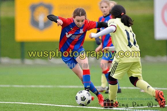 20220122-150303C Crystal Palace FC Girls U12 v Arsenal FC Girls U12