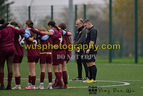 20241109-100457 West Ham United Performance Claret Girls U14 v Oxford United Girls U14