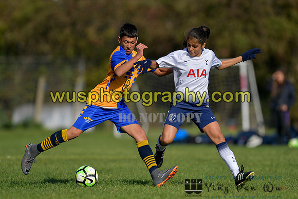 20181007-104619 Tottenham Hotspur Girls U14 v White Star Boys U14