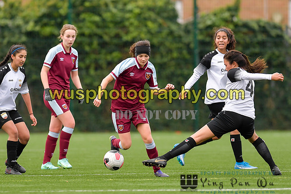 20211211-115946 West Ham United Academy Girls U16 v London Bees Academy U16