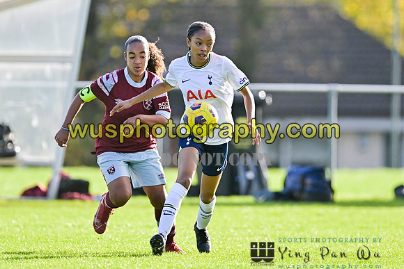 20221119-103056 Tottenham Hotspur Women FC Academy U15 v West Ham United Academy Girls U15