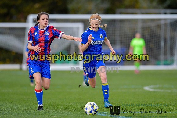 20221015-115046C AFC Wimbledon Girls U14 v Crystal Palace FC Girls U14