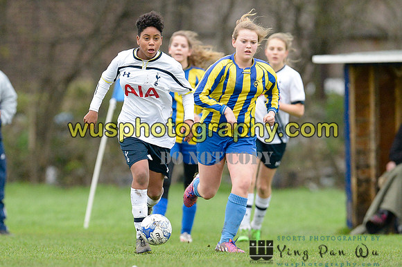 20160206-121240 Tottenham Hotspur Girls U14 v Harvesters FC Girls U14