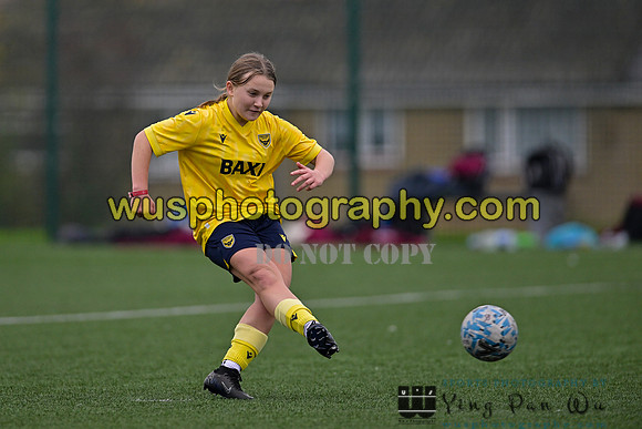 20241109-115400A West Ham United Performance Claret Girls U14 v Oxford United Girls U14