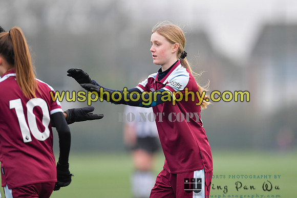 20220115-131030 West Ham United Academy Girls U14 v Notts County FC Girls U14