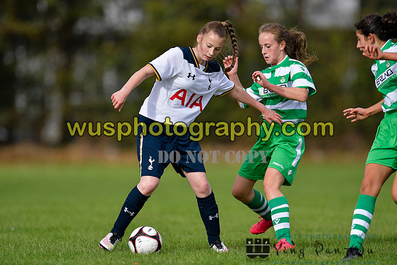 20161002-105751-6 Tottenham Hotspur Girls U14 v Writtle Minors FC Girls U14