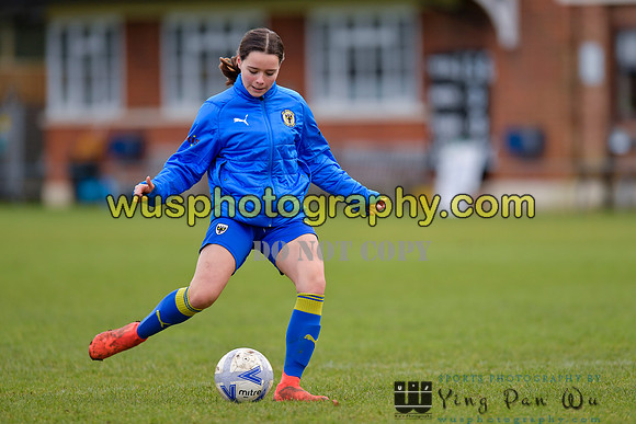 20220206-095300 AFC Wimbledon Girls U16 v Crystal Palace FC Girls U16