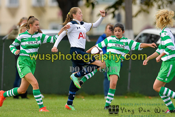 20161002-104339 Tottenham Hotspur Girls U14 v Writtle Minors FC Girls U14
