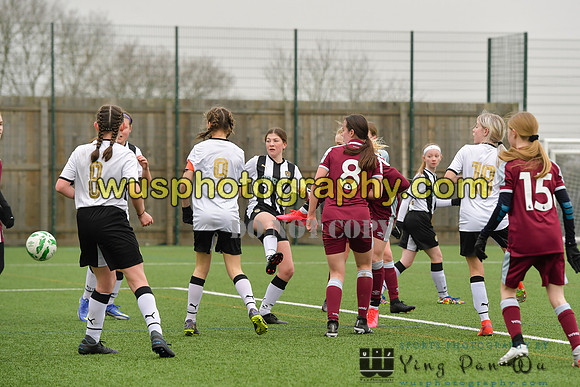 20220115-133116 West Ham United Academy Girls U14 v Notts County FC Girls U14