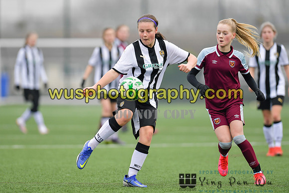 20220115-132639 West Ham United Academy Girls U14 v Notts County FC Girls U14