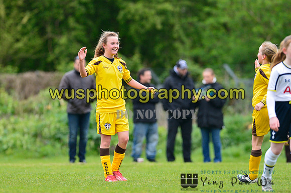 20150426-105355-3 Tottenham Hotspurs Girls U11 v Sutton United Girls U11