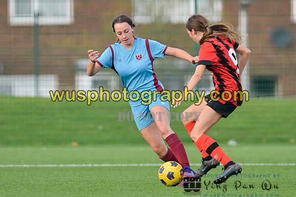 20221022-153258D West Ham United Performance Girls U15 v PLYR Baypoint CF Girls U15