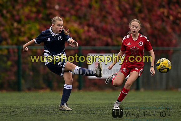20241026-103639B Millwall Lionesses U16 v Welling United Academy Girls U16