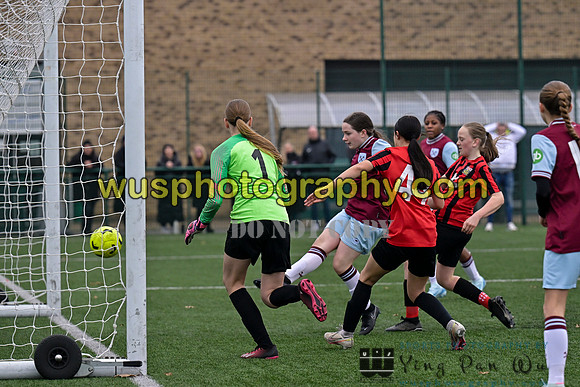 20241130-111633 West Ham United Warriors Girls U14 v Fareham Town Youth FC Girls U14