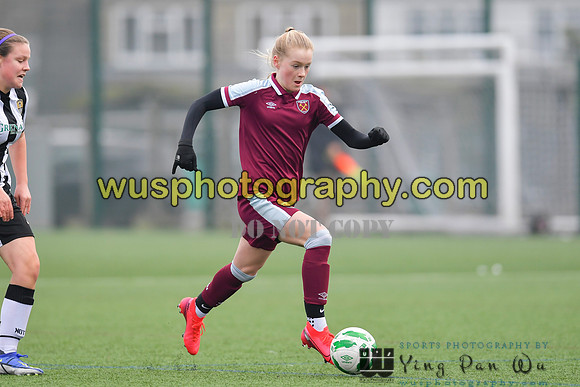 20220115-131724A West Ham United Academy Girls U14 v Notts County FC Girls U14