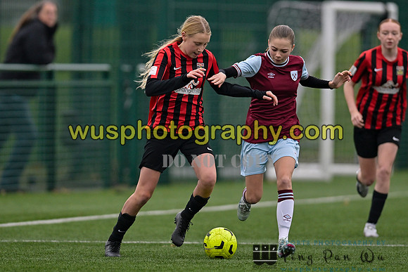 20241130-100324A West Ham United Warriors Girls U14 v Fareham Town Youth FC Girls U14