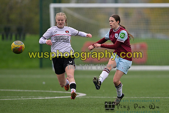 20241109-135212 West Ham United Warriors Girls U16 v Charlton Athletic Academy Girls U16